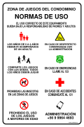 Normas de uso Juegos del condominio