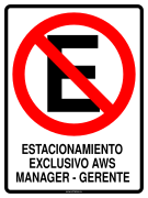 ESTACIONAMIENTO EXCLUSIVO AWS MANAGER - GERENTE