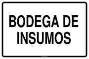 BODEGA DE INSUMOS