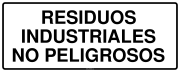 RESIDUOS INDUSTRIALES NO PELIGROSOS