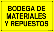 BODEGA DE MATERIALES Y REPUESTOS