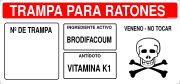 TRAMPA PARA RATONES NO TOCAR (VENENO)