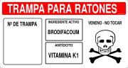TRAMPA PARA RATONES NO TOCAR (VENENO)