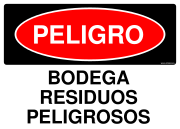 PELIGRO BODEGA RESIDUOS PELIGROSOS