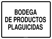 BODEGA DE PRODUCTOS PLAGUICIDAS