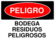 PELIGRO BODEGA RESIDUOS PELIGROSOS