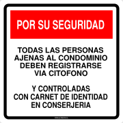 POR SU SEGURIDAD