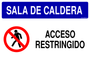 SALA DE CALDERA ACCESO RESTRINGIDO
