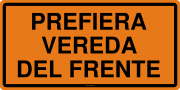 PREFIERA VEREDA DEL FRENTE