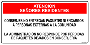 ATENCIÓN SEÑORES RESIDENTES