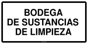 BODEGA DE SUSTANCIAS DE LIMPIEZA