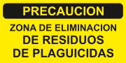 Zona Eliminacion Residuos Plaguicidas